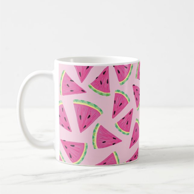 Caneca De Café Melancia Rosa (Esquerda)