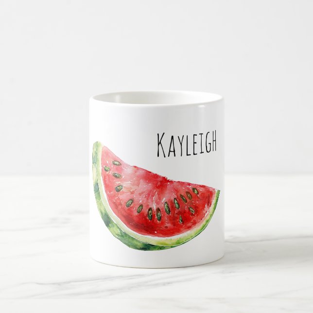 Caneca De Café Melancia Vermelha Verde (Centro)