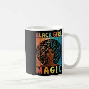 Caneca De Café Melanin Black Girl Magic Afro Oferece Historia De