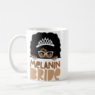 Caneca De Café Melanin Bride