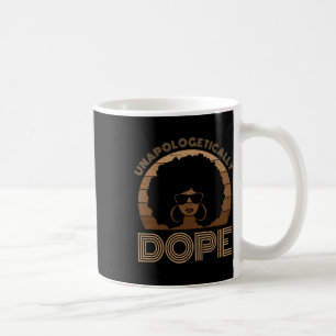 Caneca De Café Melanina Afro Rainha Negra, Drogada Indesculpável