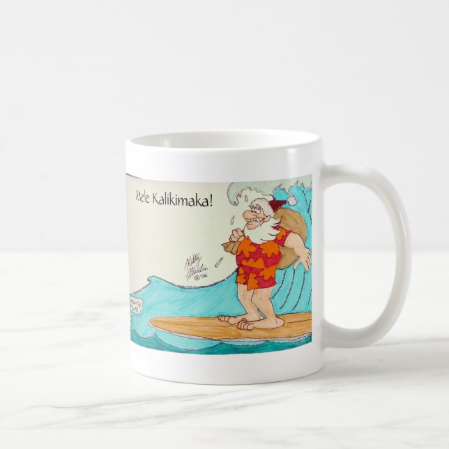 Caneca De Café Mele Kalikimaka! (Direita)