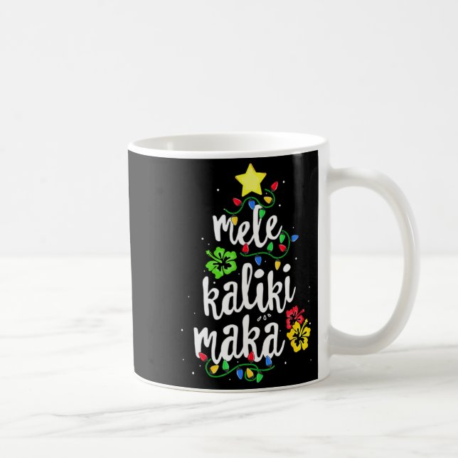 Caneca De Café Mele Kalikimaka Christmas Hawaiian  (Direita)