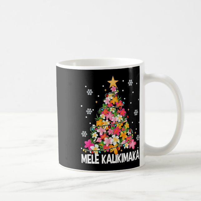 Caneca De Café Mele Kalikimaka Havaí Natal Gir (Direita)
