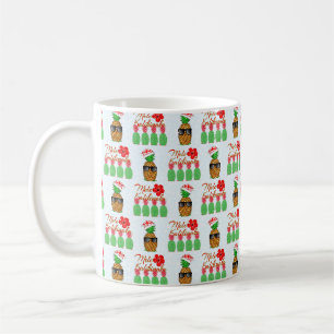 Caneca De Café Mele Kalikimaka Hawaiian Pineapple Feliz Natal