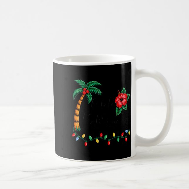Caneca De Café Mele Kalikimaka Trocal Christmas Hawaiian Xmas Fam (Direita)