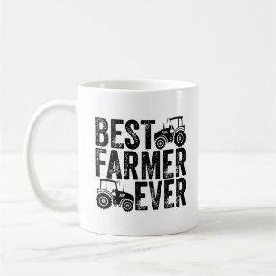 Caneca De Café Melhor Agricultor - Amantes da Agricultura
