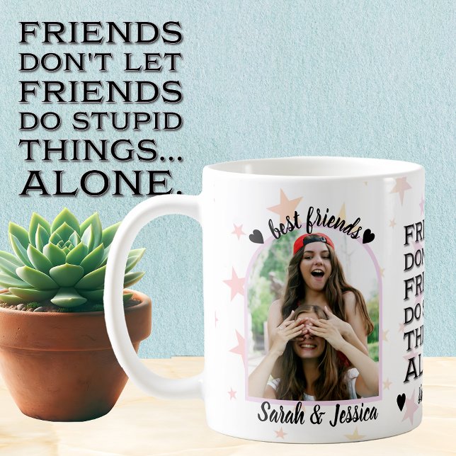 Caneca De Café Melhor Amigo Coisas Estúpidas Juntas Foto (Criador carregado)