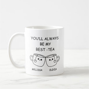 Caneca De Café Melhor Amigo engraçado, Presente Personalizado par