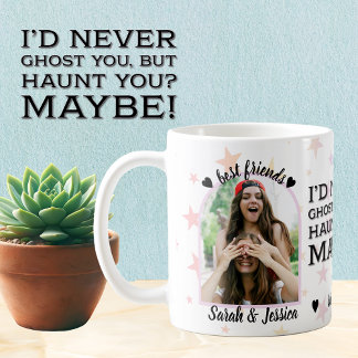 Caneca De Café Melhor Amigo Nunca Fantasma, Sempre Tome Foto
