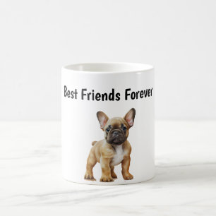 Caneca De Café Melhor Amigos para o Cachorro Francês