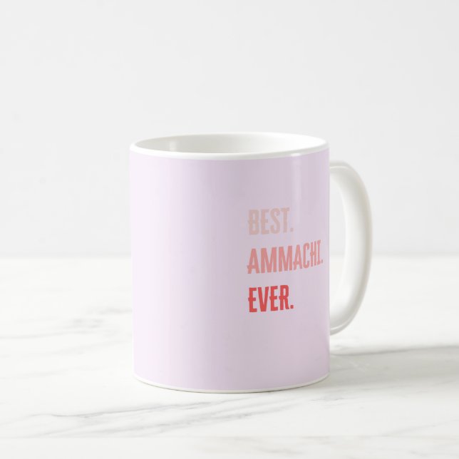CANECA DE CAFÉ MELHOR AMMACHI NUNCA (Frente Esquerda)
