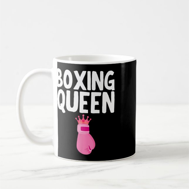 Caneca De Café Melhor Arte de Boxe Para Luvas de Boxe de Mulheres (Esquerda)