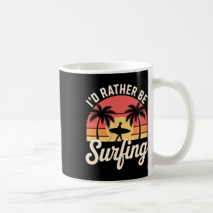 Caneca De Café Melhor Arte de Surf para Homens Mulheres Surfista