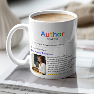Caneca De Café Melhor Autor de Todos os Tempos Presente de Mensag