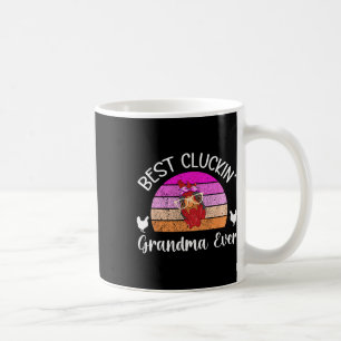 Caneca De Café Melhor Avó Cluckin' de Frango Avó de Frango Propri