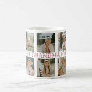 Caneca De Café Melhor Avó de Todos os Tempos Colagem de Fotos – P