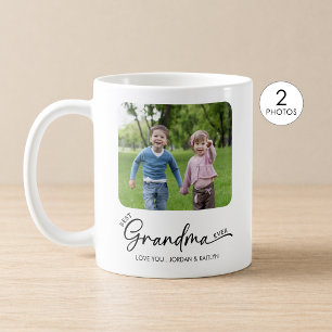 Caneca De Café Melhor Avó de Todos os Tempos Moderno Script 1 ou