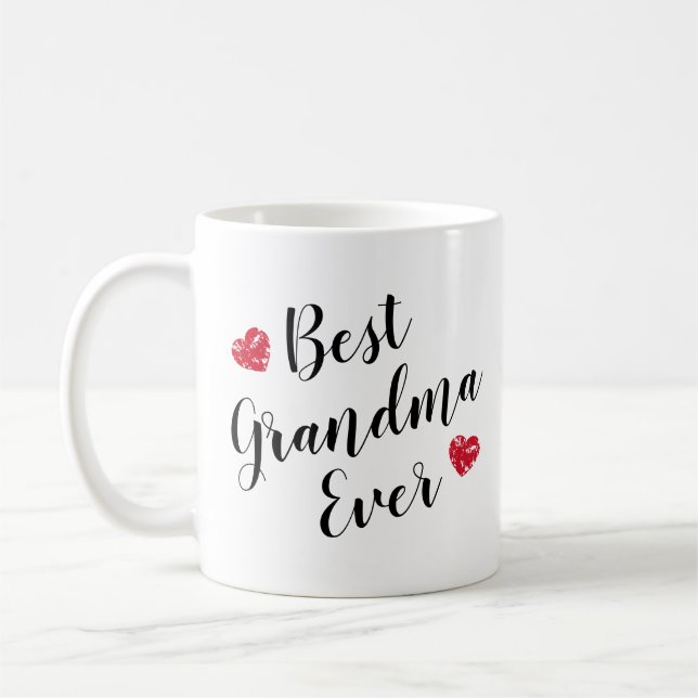 Caneca De Café Melhor Avó do Mundo (Esquerda)