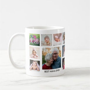 Caneca De Café Melhor Avó do Mundo 18 Fotos Família Colagem Café 