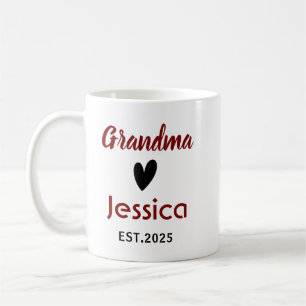 Caneca De Café Melhor Avó do Mundo Foto Colagem   Avós
