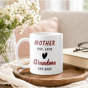 Caneca De Café Melhor Avó do Mundo Foto Colagem Avós