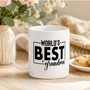 Caneca De Café Melhor Avó do Mundo Foto Dia dos Avós