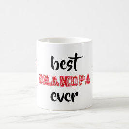 Caneca De Café Melhor Avô Nunca Personalizado Vermelho