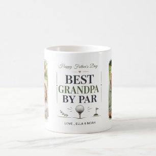 Caneca De Café Melhor Avô Por Par Sage Verde Golfe Duas Fotos