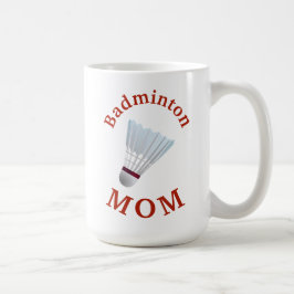 Caneca De Café Melhor "Badminton MOM"! Dia das Mães
