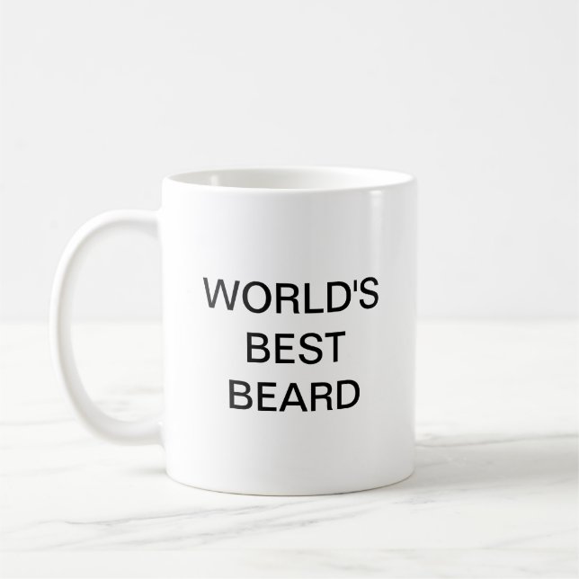 Caneca de café Melhor barba do mundo (Esquerda)
