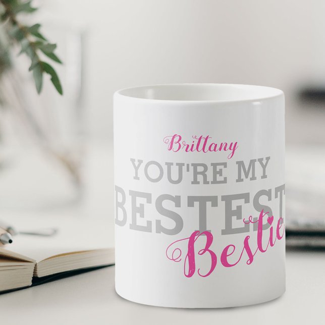 Caneca De Café Melhor Bestido| Bestie Cute Bestie BFF (Criador carregado)