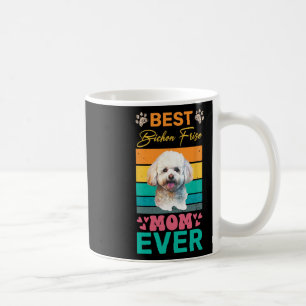 Caneca De Café Melhor Bichon Frise Mãe Nunca Cachorona Mãe