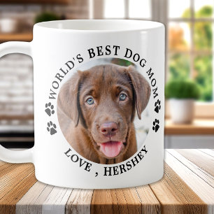Caneca De Café Melhor Cachorro Mãe Personalizada Pet Picture do 