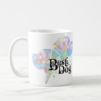 Caneca De Café Melhor Cão "manchado"