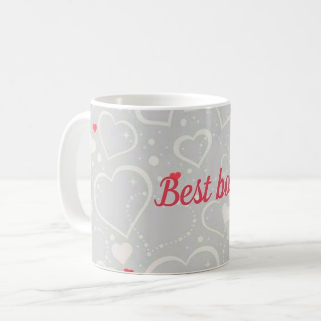 Caneca De Café Melhor chefe (Frente Esquerda)