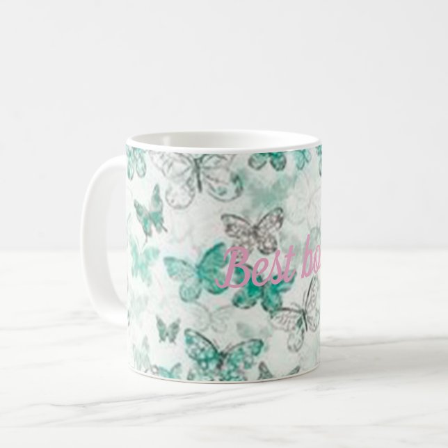 Caneca De Café Melhor chefe (Frente Esquerda)
