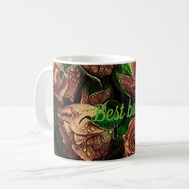 Caneca De Café Melhor chefe (Frente Esquerda)