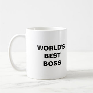 Caneca De Café Melhor chefe do mundo