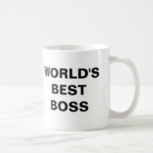 Caneca De Café Melhor Chefe do Mundo
