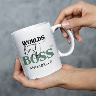 Caneca de Café Melhor Chefe do Mundo