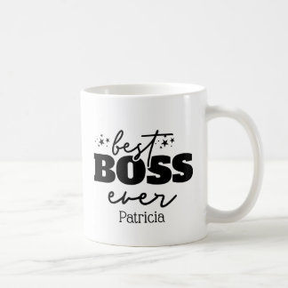 Caneca De Café Melhor Chefe Nunca Personalizado
