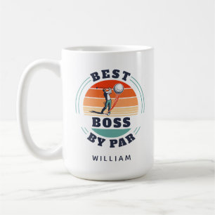 Caneca De Café Melhor Chefe Por Par Presente Personalizado de Gol