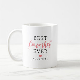 Caneca De Café Melhor Colega de Trabalho Personalizado