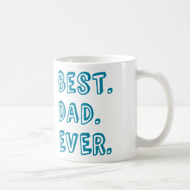 Caneca De Café Melhor Design de texto Nunca (Direita)