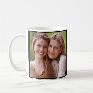 Caneca De Café Melhor Dia de as mães de Foto da Mãe