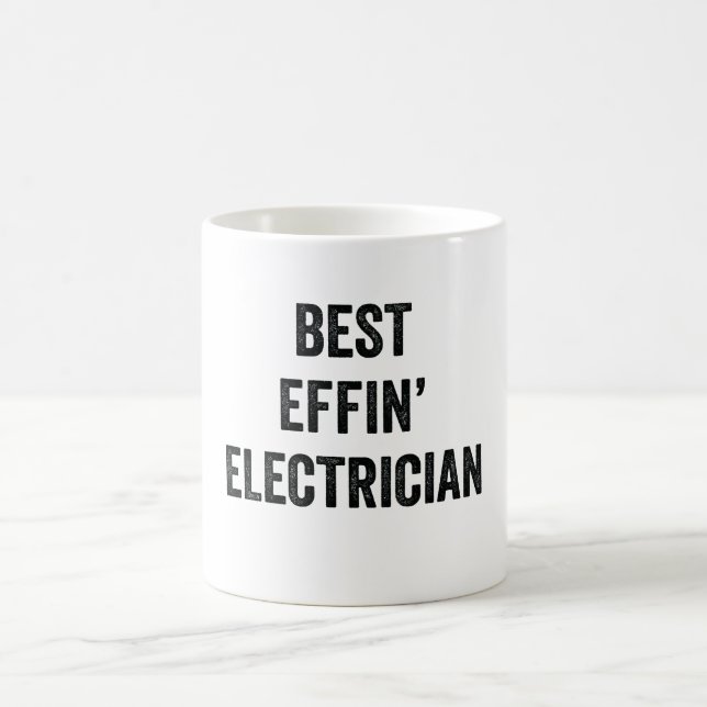 Caneca De Café Melhor Eletricista do Mundo (Centro)