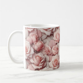 Caneca De Café Melhor em Rosas Rosadas