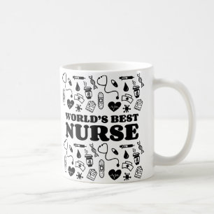 Caneca De Café Melhor Enfermeira do Mundo