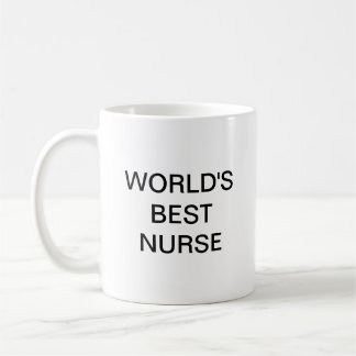 Caneca De Café Melhor enfermeira do mundo